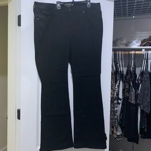 Torrid 18R blk Mid-RiseSlim Boot jeans